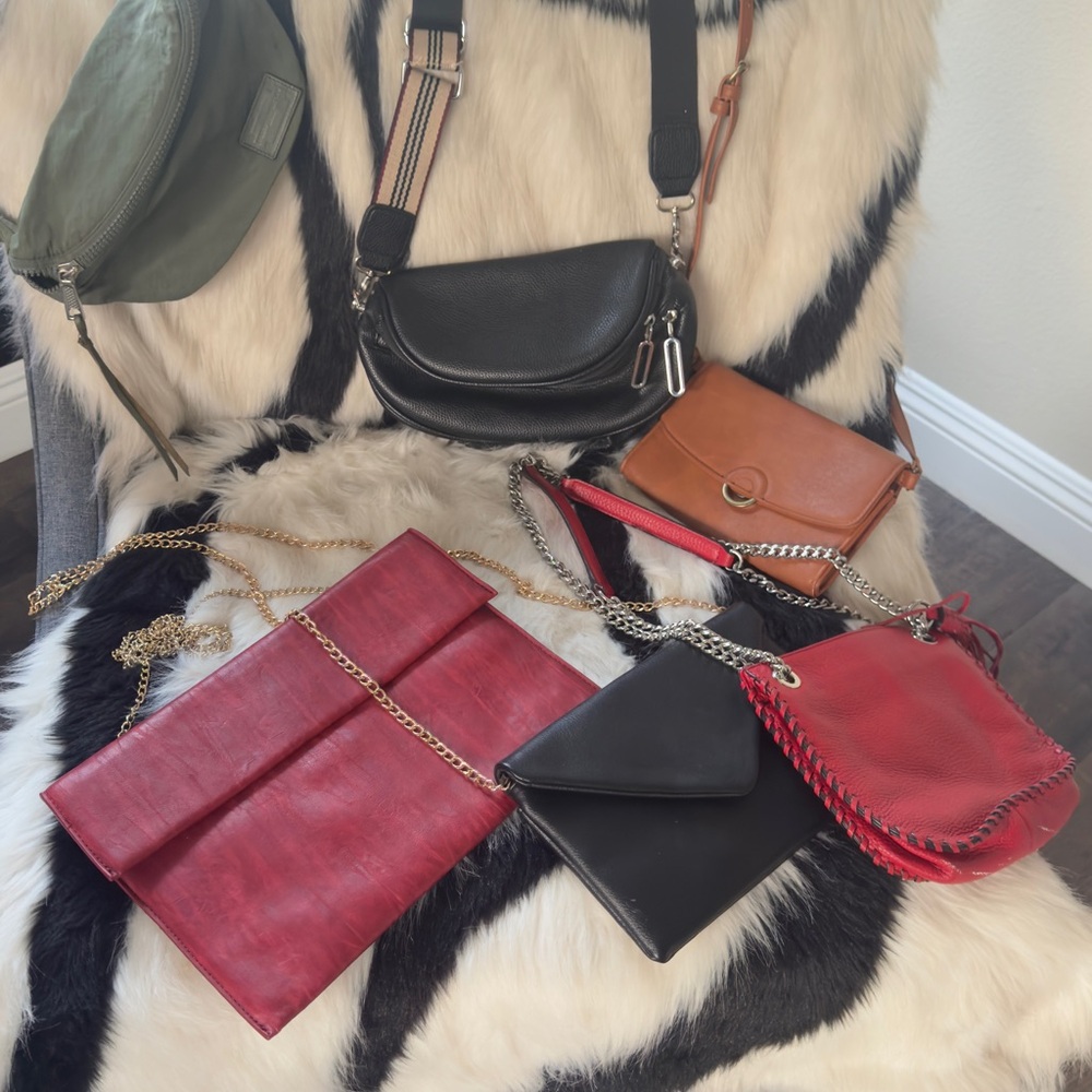 Stylish Black and Red Women's Bag Collection
